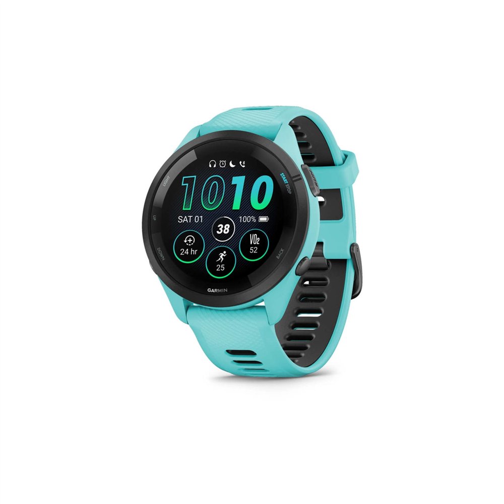garmin forerunner 265 3,3 cm (1.3") amoled 46 mm digital 416 x 416 pixeles pantalla táctil negro, azul wifi gps (satélite)