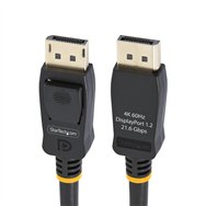 startech.com cable displayport 1.2 4k 60hz de 2m - cable dp uhd con pestillos - con certificación vesa - cable para monitor disp