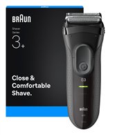 braun serie 3 3000s máquina de afeitar de láminas gris