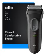 braun serie 3 3000s máquina de afeitar de láminas gris