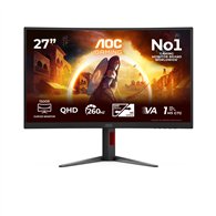 aoc g4 cq27g4z2p pantalla para pc 68,6 cm (27") 2560 x 1440 pixeles quad hd lcd negro, rojo