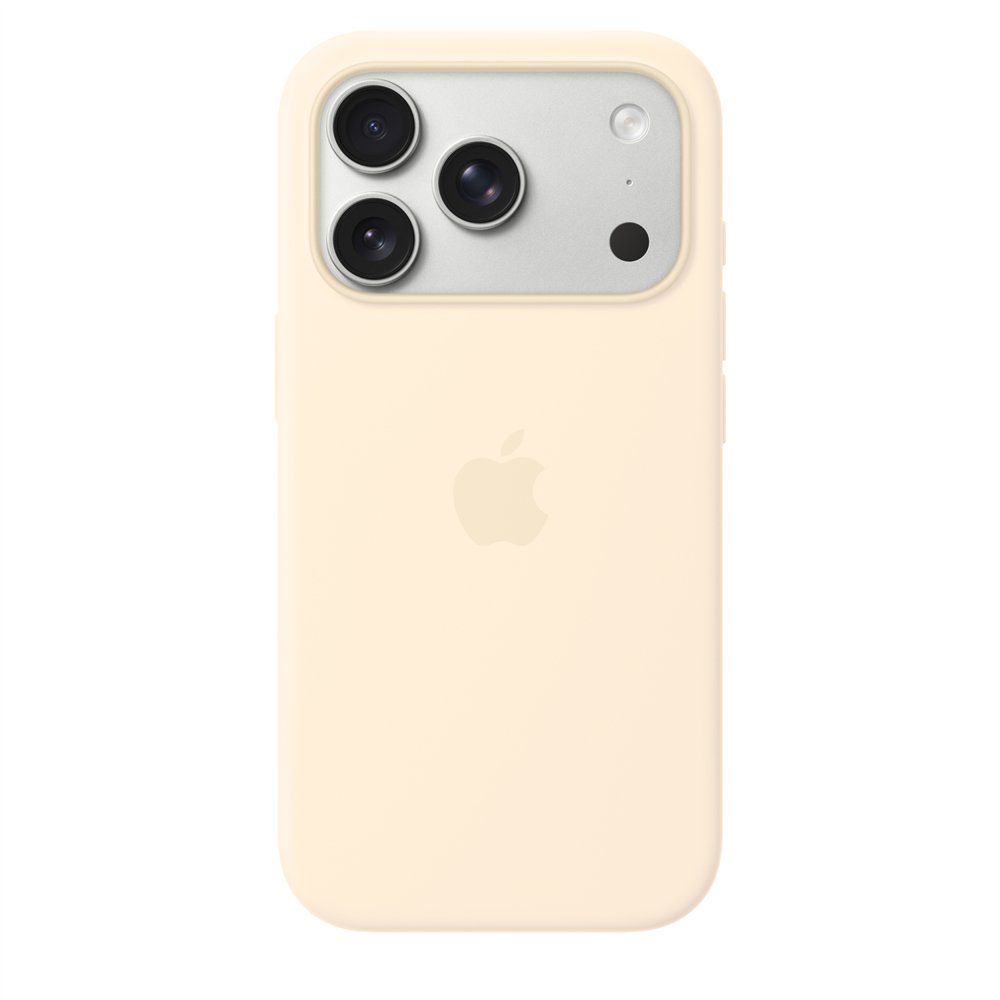 apple funda de silicona con magsafe para el iphone 17 pro - vainilla