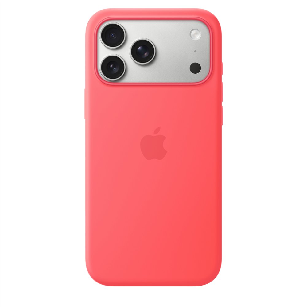 apple funda de silicona con magsafe para el iphone 17 pro max - guayaba intenso