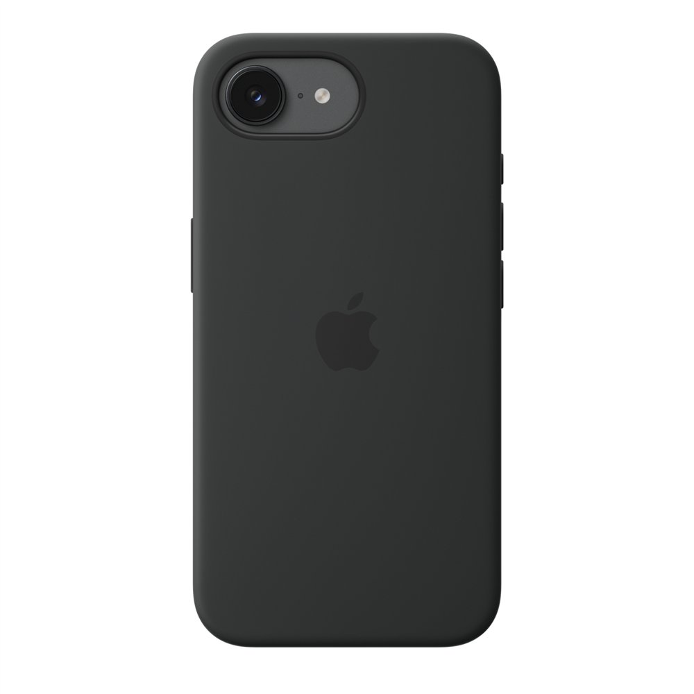 apple funda de silicona con magsafe para el iphone 17e - negro