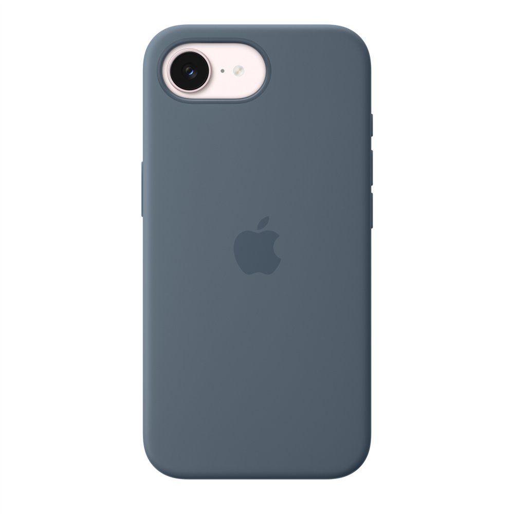 apple funda de silicona con magsafe para el iphone 17e - azul náutico