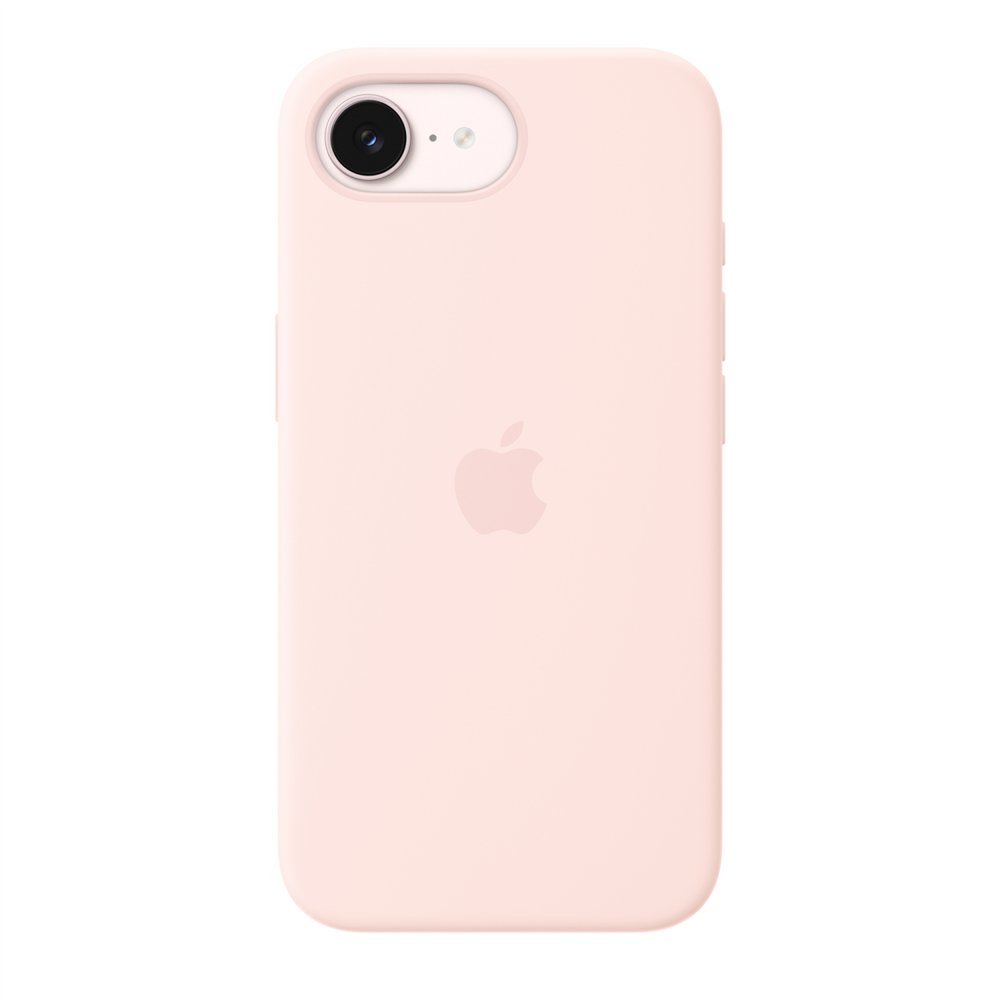 apple funda de silicona con magsafe para el iphone 17e – rosa palo