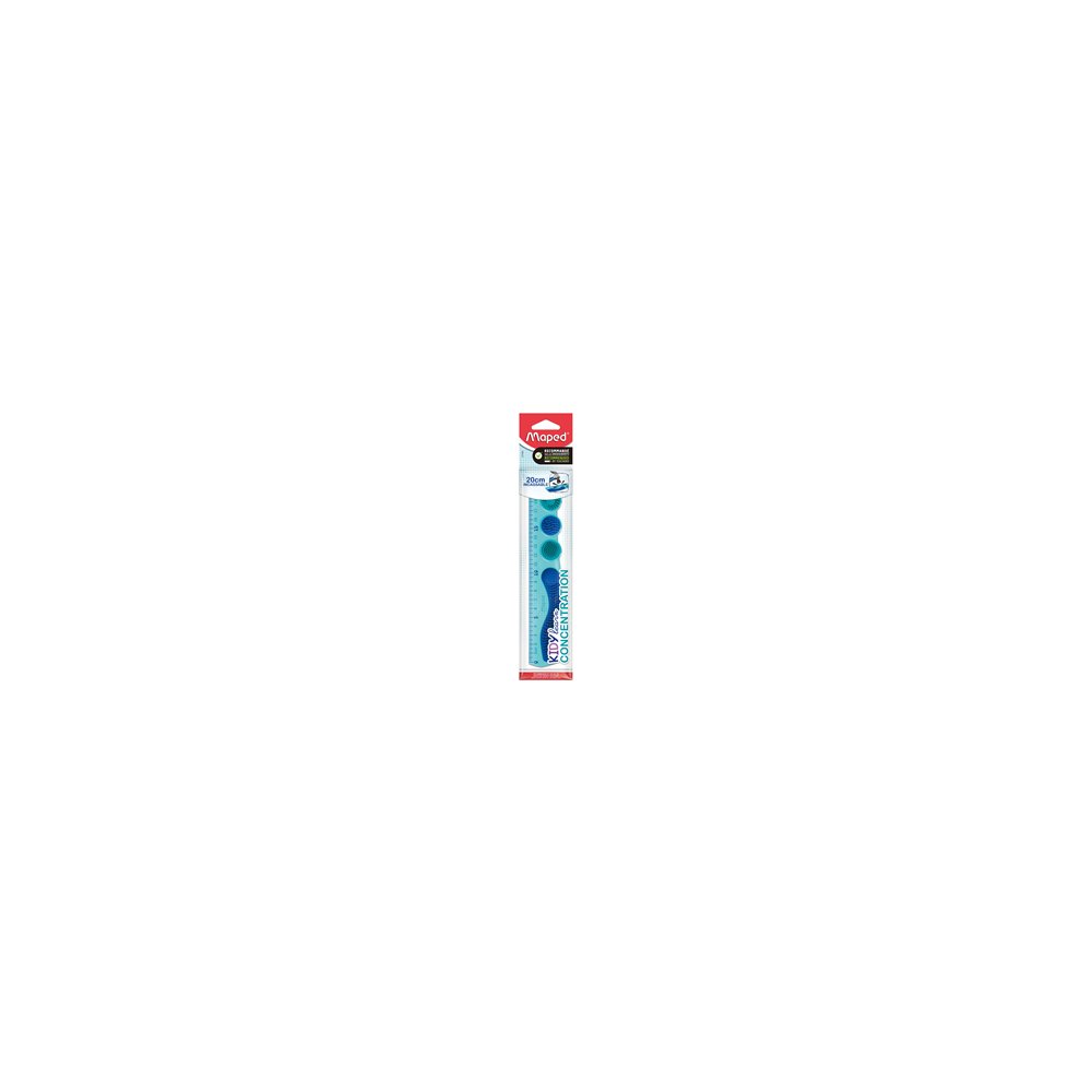maped 277900 regla regla de escritorio 200 mm tereftalato de polietileno (pet) azul 1 pieza(s)