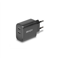 lindy 73438 cargador de dispositivo móvil universal negro corriente alterna carga rápida interior