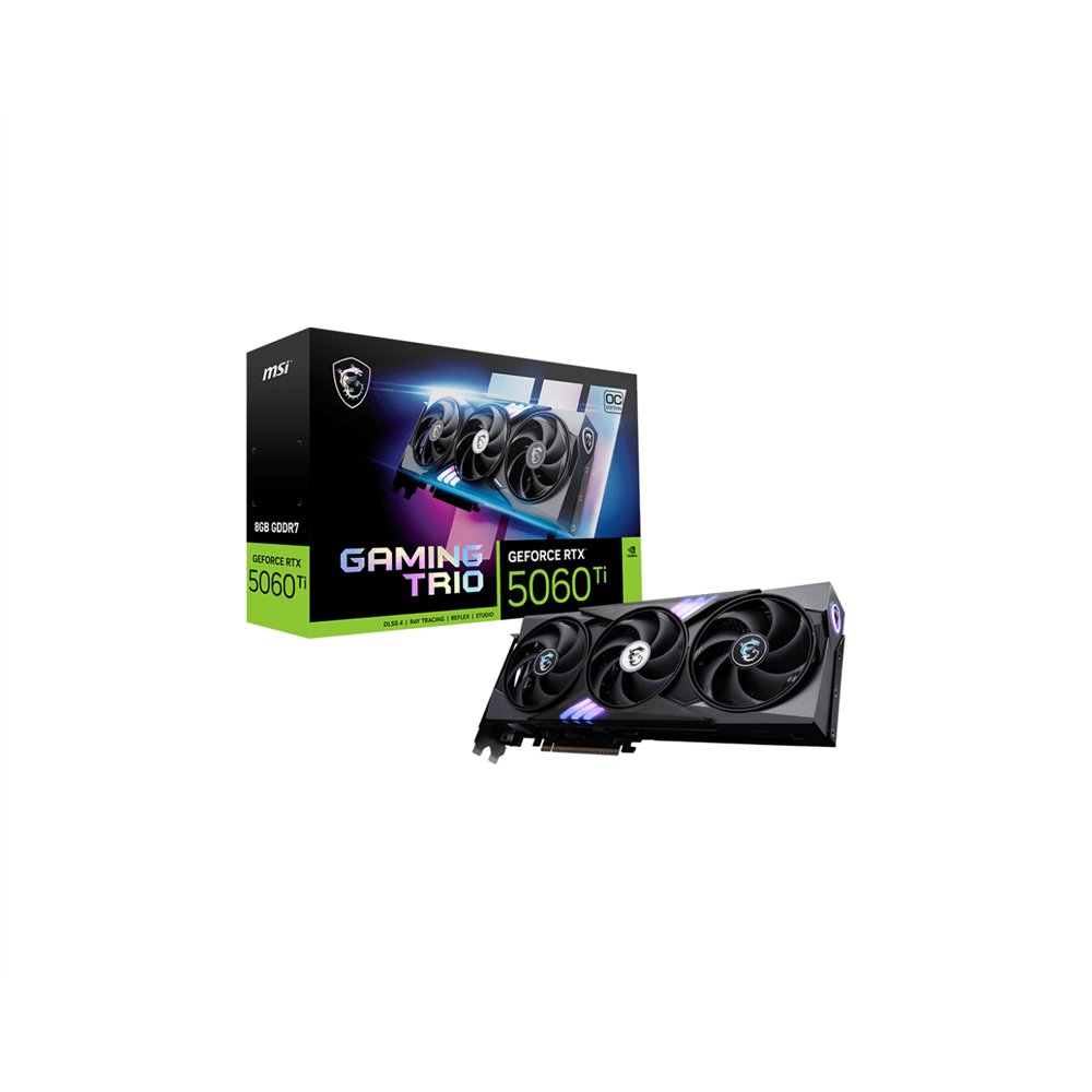msi geforce rtx 5060 ti 8g gaming trio oc nvidia 8 gb gddr7