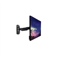lindy 40713 soporte para monitor 66 cm (26") pared negro