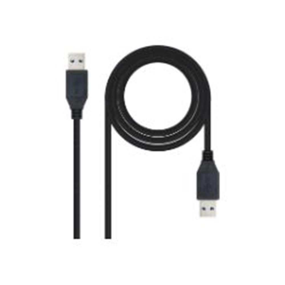 nanocable usb3 a/m-a/m 1m negro (10.01.1001-bk)........