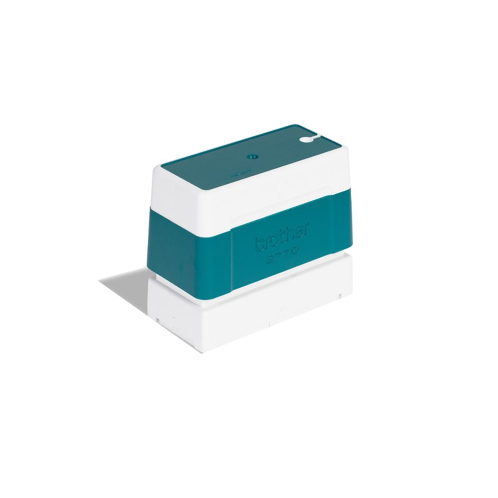 brother pr2770g6p sello 27 x 70 mm verde, blanco