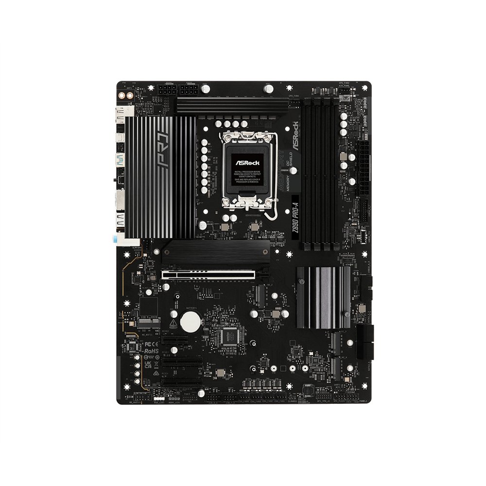 asrock z890 pro-a intel z890 lga 1851 (socket v1) atx placa base