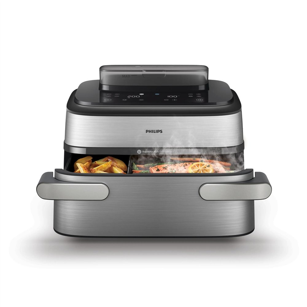 philips 5000 series airfryer serie 5000 megabasket con vapor