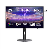 aoc agon pro agp277qkdc pantalla para pc 67,3 cm (26.5") 2560 x 1440 pixeles quad hd oled gris