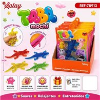 juguete antiestres taba mochi lagartija 14cm surtido