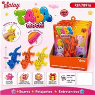 juguete antiestres taba mochi lagarto 14cm surtido