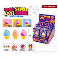 juguete antiestres squishy cono helado 7.5cm surtido
