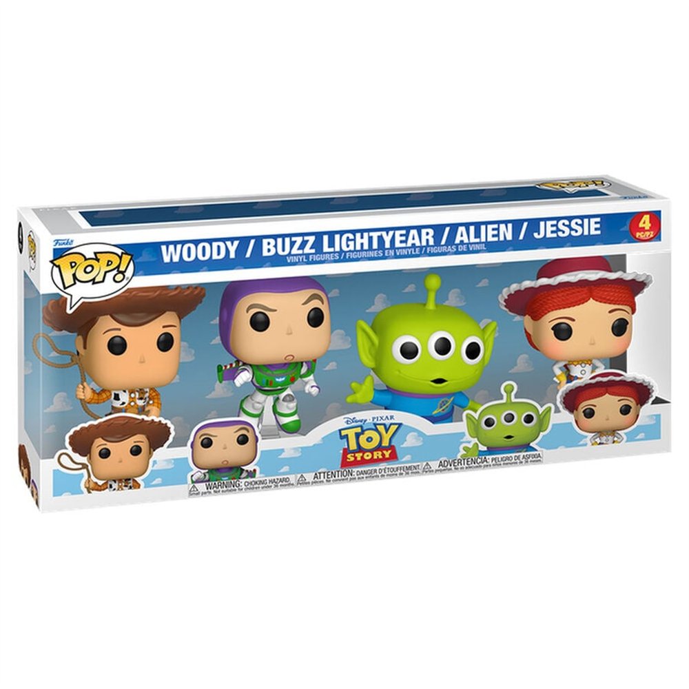 blister 4 figuras pop disney pixar toy story