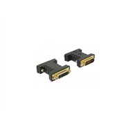 delock cable gender changer 1 x dvi 24+1 1 x dvi 24+5 negro