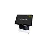premier kt-kiosk w (h) n97 1,99 ghz todo-en-uno 39,6 cm (15.6") 1366 x 768 pixeles pantalla táctil negro, blanco