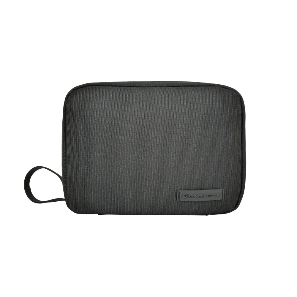 conceptronic umbrix01b bolso y bandolera poliéster, tereftalato de polietileno reciclado (rpet) negro unisex bolso de mano