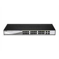 switch d-link 24p 10/100/100 poe rack (dgs-1210-24p/e)
