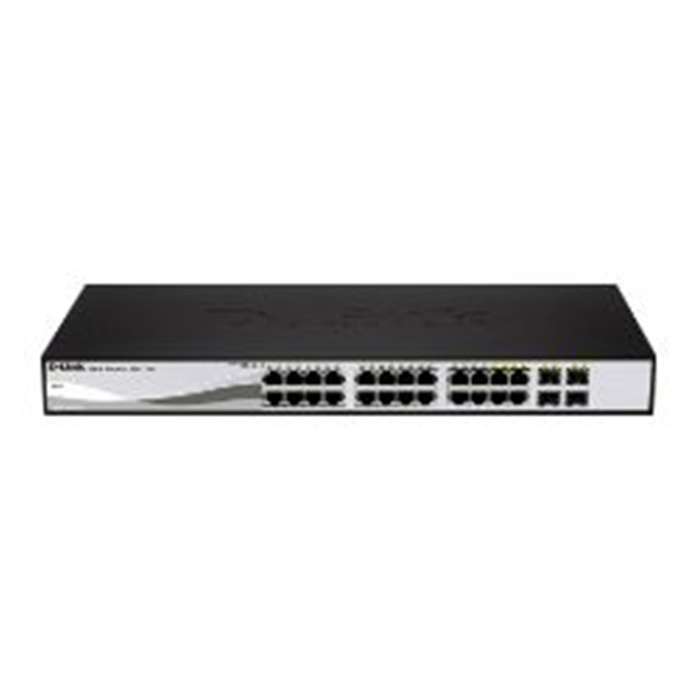 switch d-link 24p 10/100/100 poe rack (dgs-1210-24p/e)