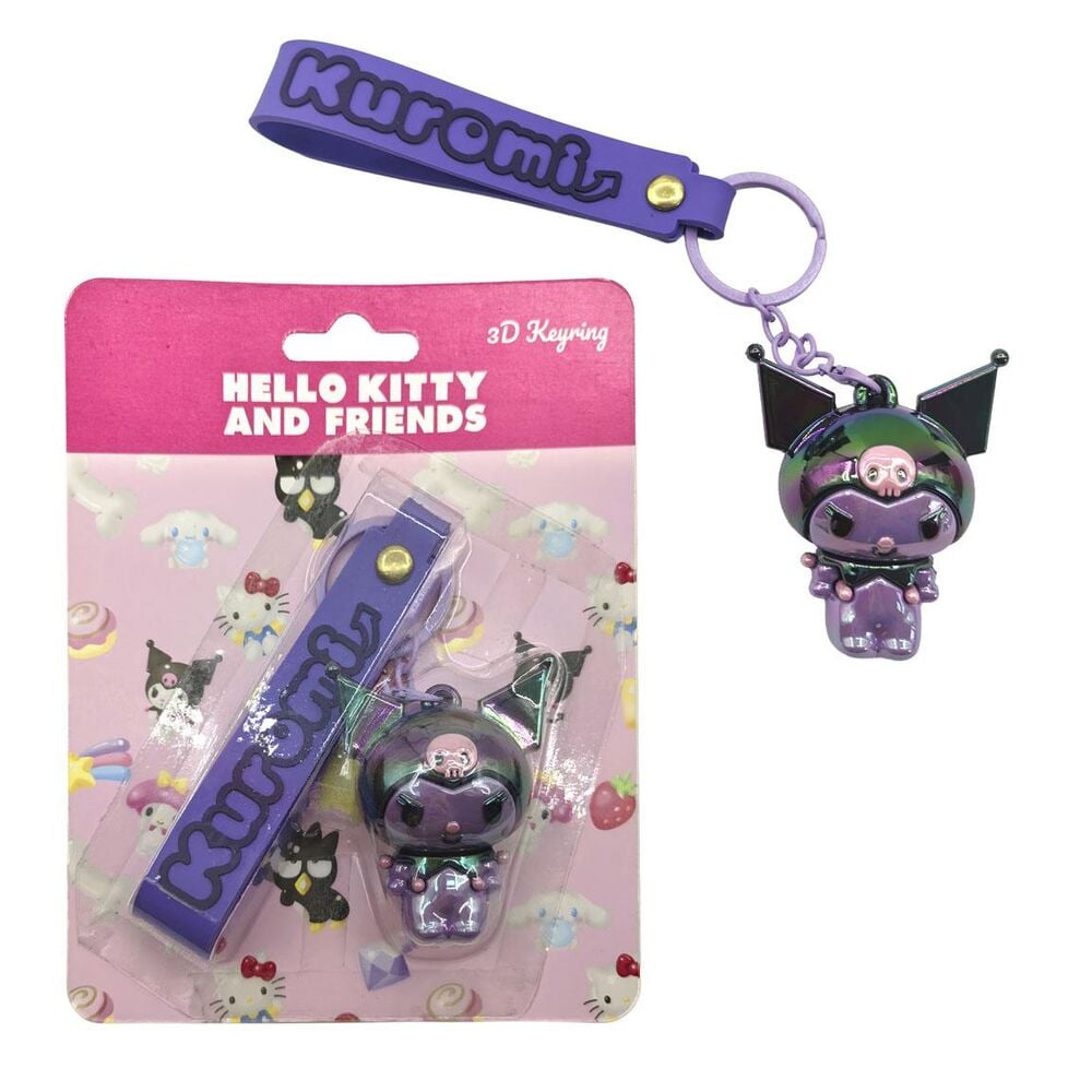 llavero kuromi hello kitty