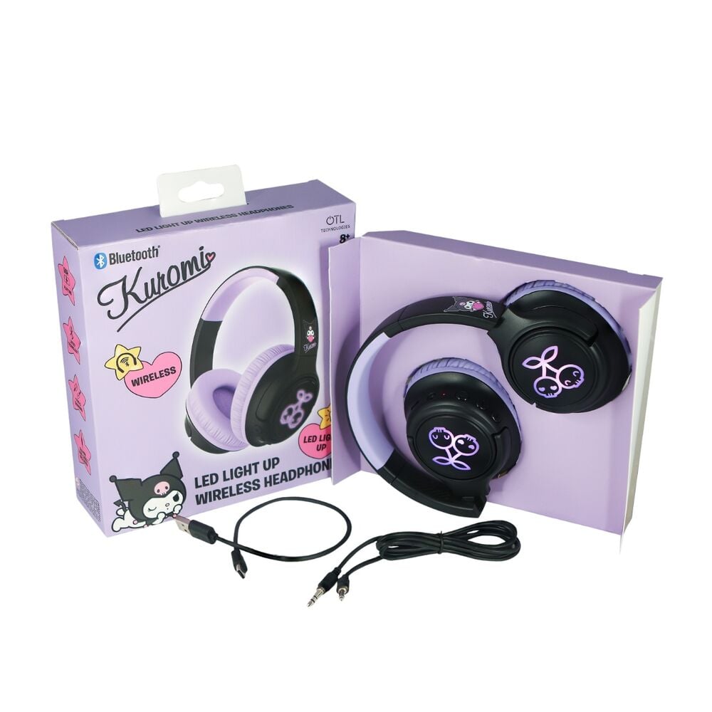 auriculares infantiles kuromi hello kitty