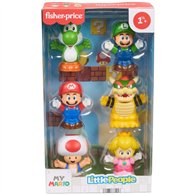 blister 6 figuras super mario bros little people