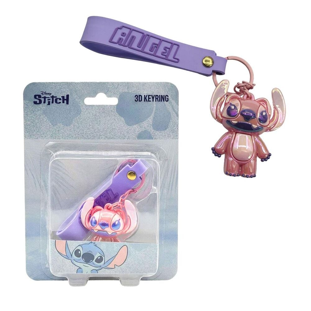 llavero angel stitch disney