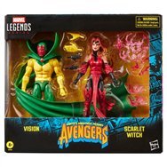 blister 2 figuras vision y scarlet with avengers earts mightiest heroes marvel legends series 15cm