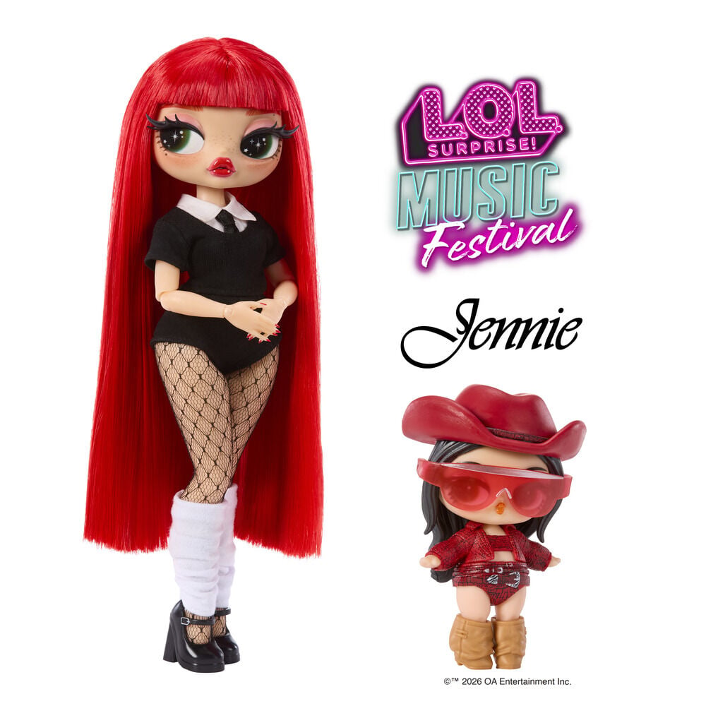 muñeca jennie music festival o.m.g. l.o.l. surprise