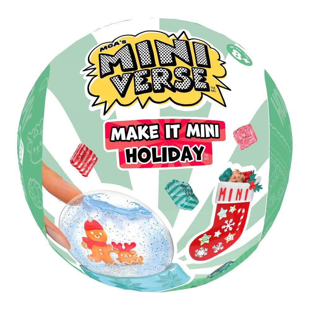 capsula sorpresa miniverse make it mini holiday surtido
