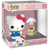figura pop jumbo hello kitty and friends - hello kitty with cinnamoroll & pompompurin