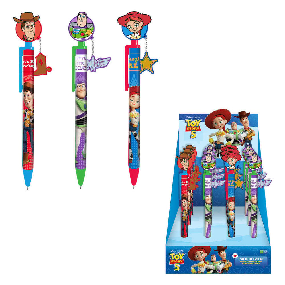 boligrafo topper + charm toy story disney pixar surtido