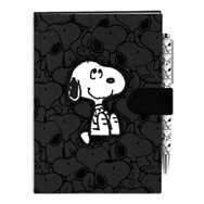 cuaderno a5 terciopelo snoopy peanuts