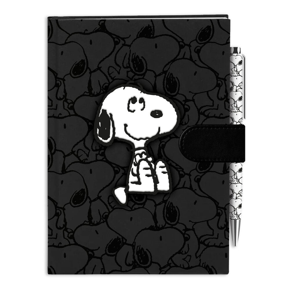 cuaderno a5 terciopelo snoopy peanuts