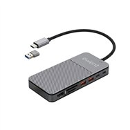 ewent ew1156 base para portátil y replicador de puertos alámbrico usb 3.2 gen 1 (3.1 gen 1) type-c aluminio