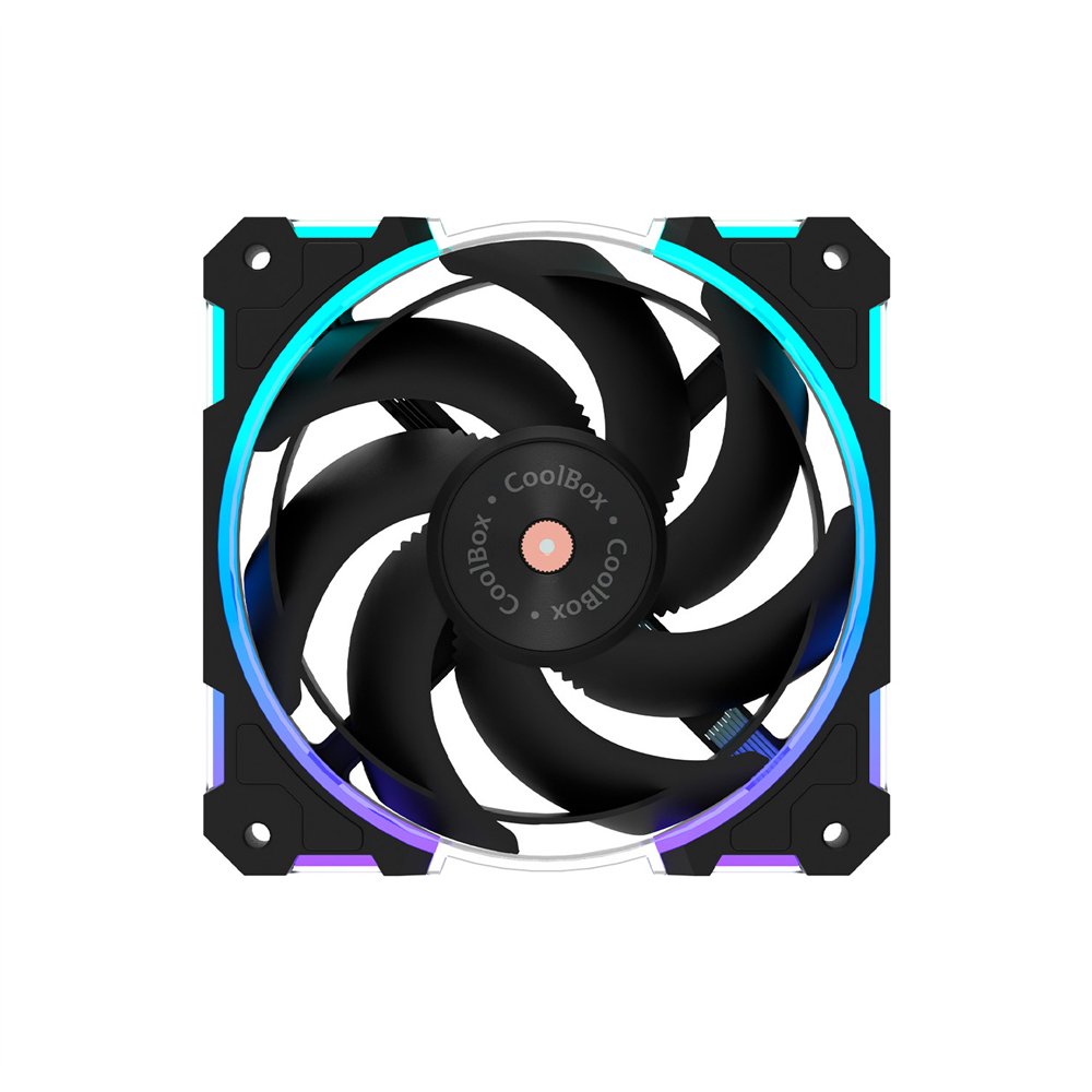 coolbox ventilador x12 ring argb