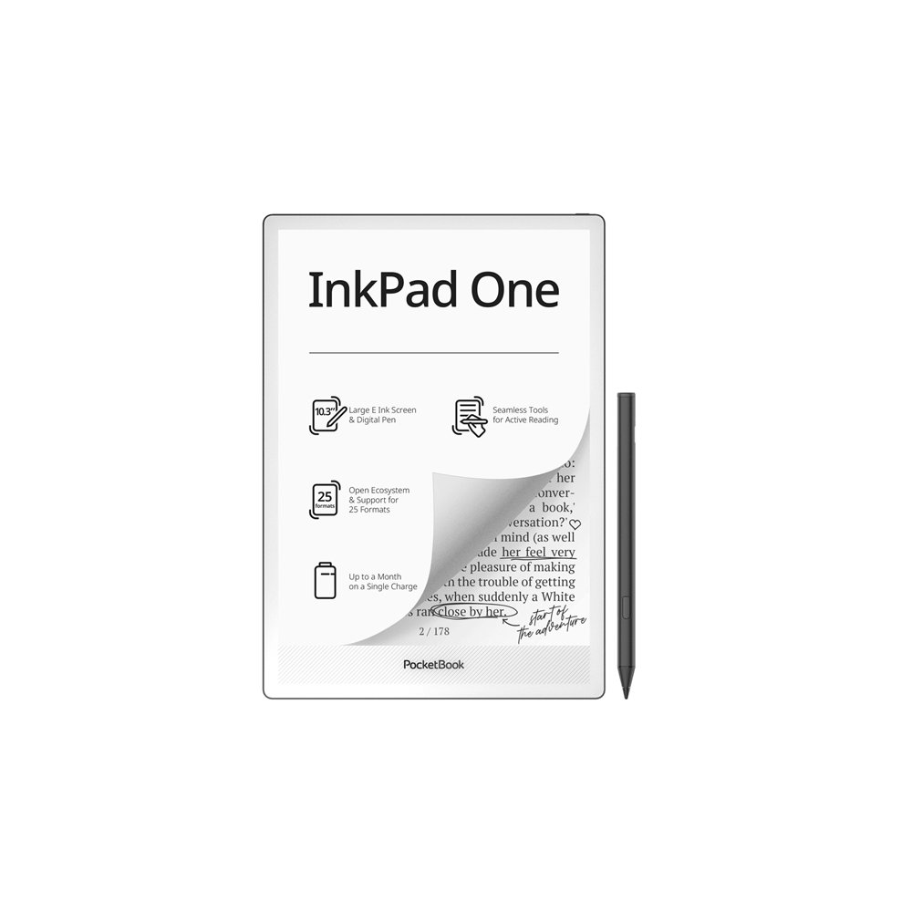 pocketbook inkpad one lectore de e-book pantalla táctil 32 gb wifi negro