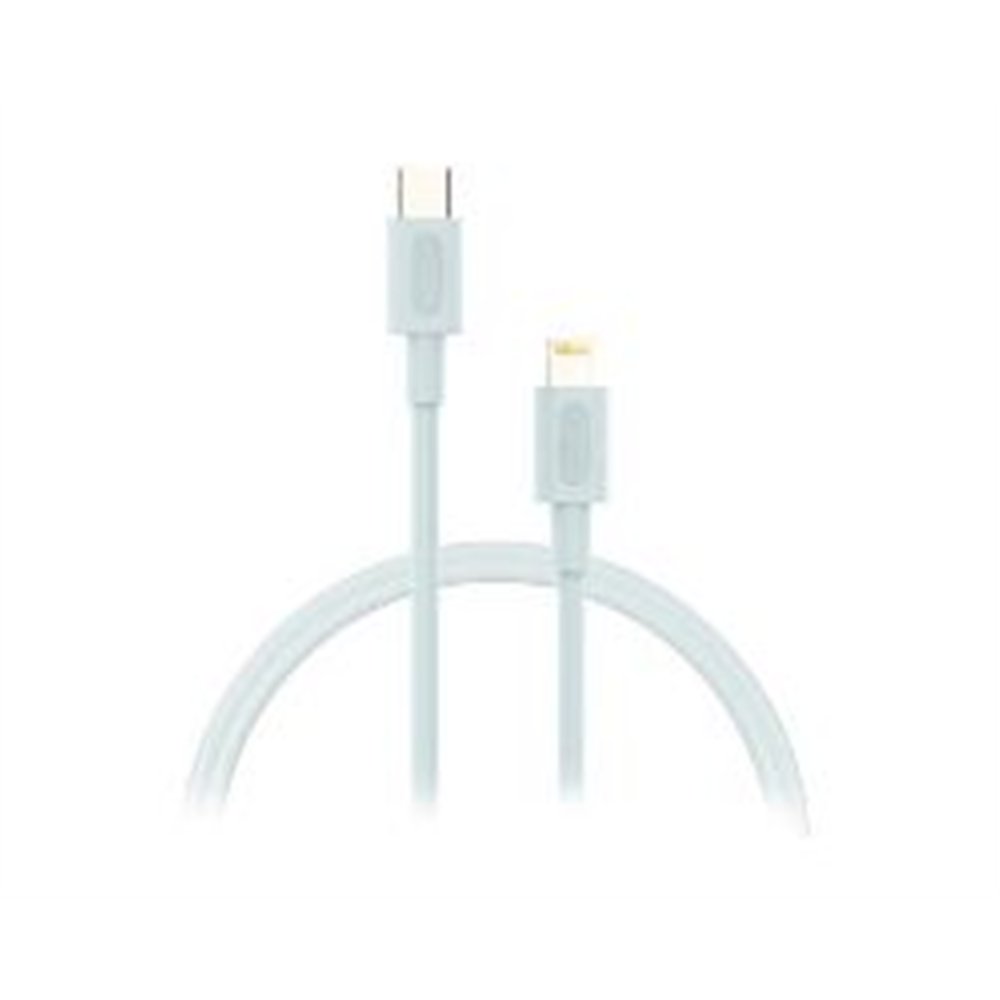 cable nubbeh usb-c/lightning 1m turquesa (nbtcablclt1)