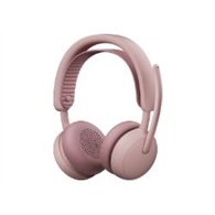 auricular logitech zone wireless 2 es rosa (981-001521)