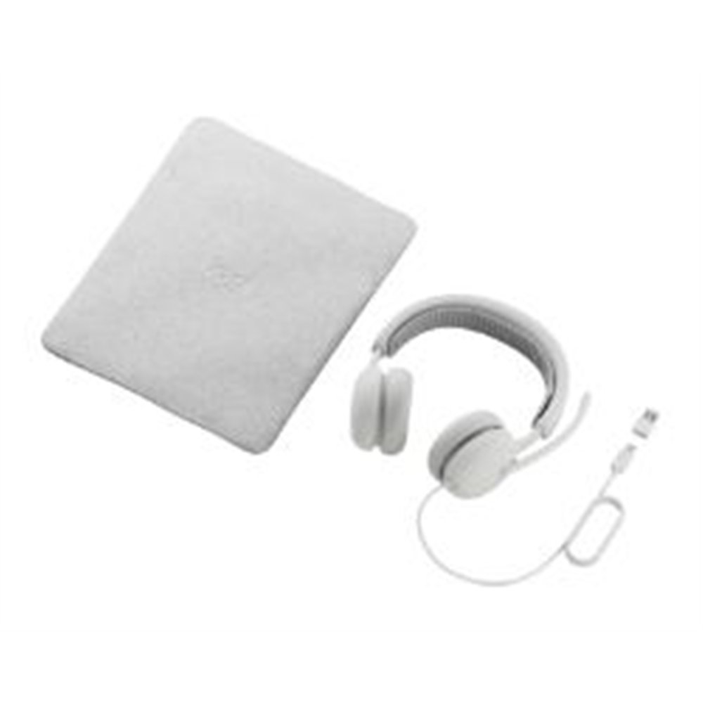 auriculares logitech zone wired 2 blanco (981-001617)