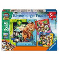 puzzle dino movie patrulla canina paw patrol 3x49pzs