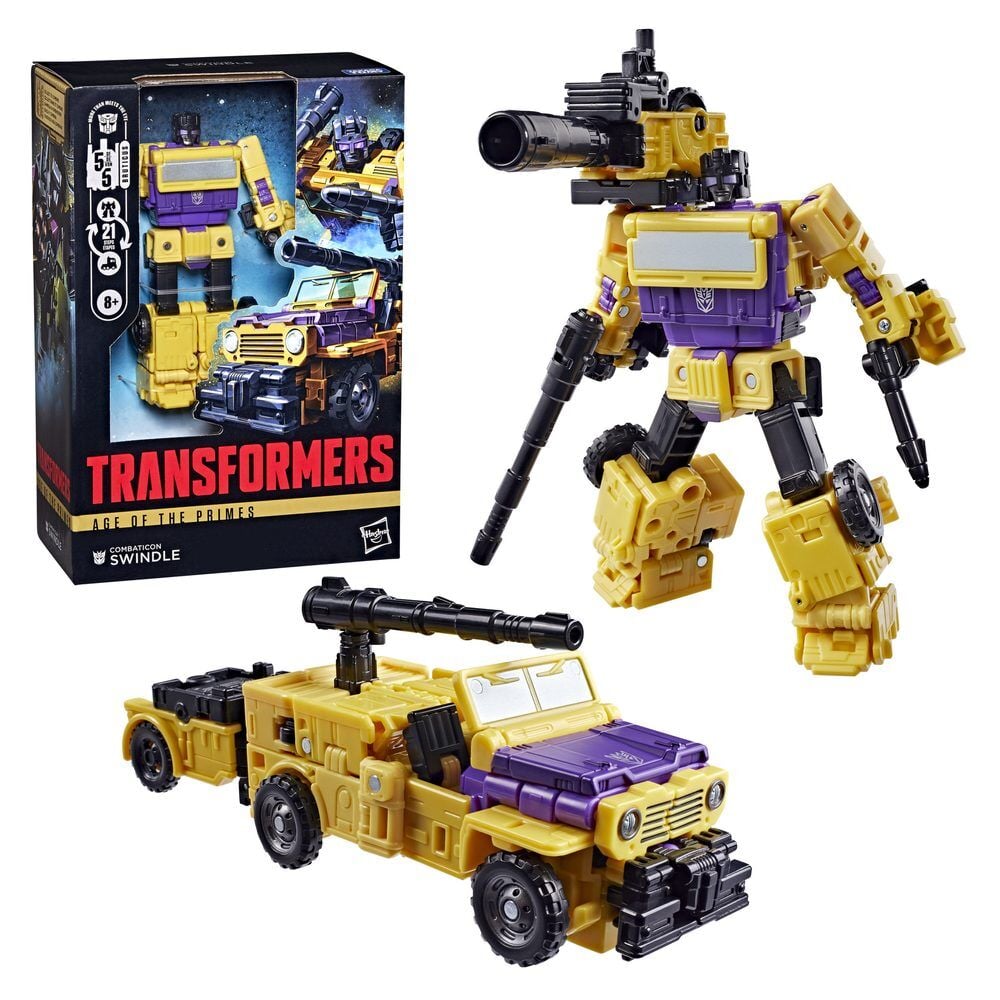 figura combaticon swindle age of the primes transformers 16.5cm