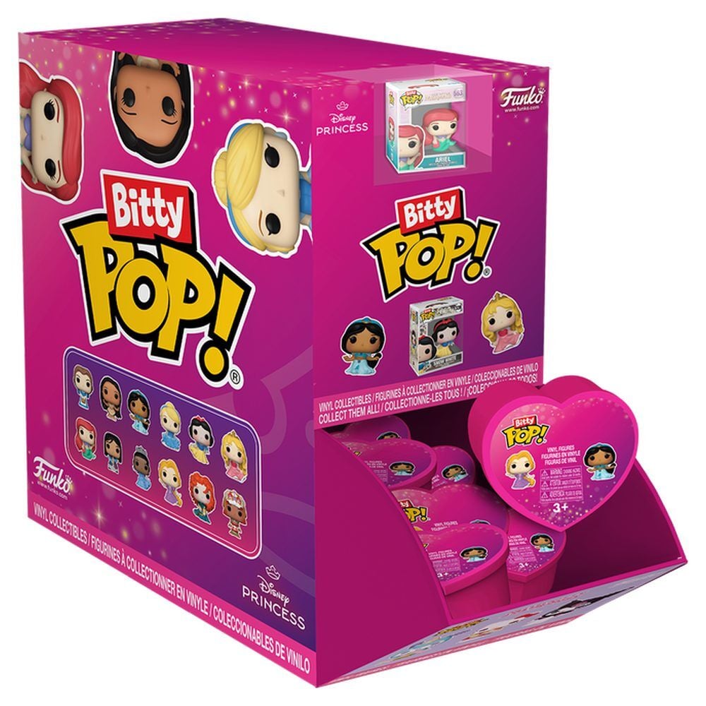 figura mystery bitty pop heart disney princesas surtido