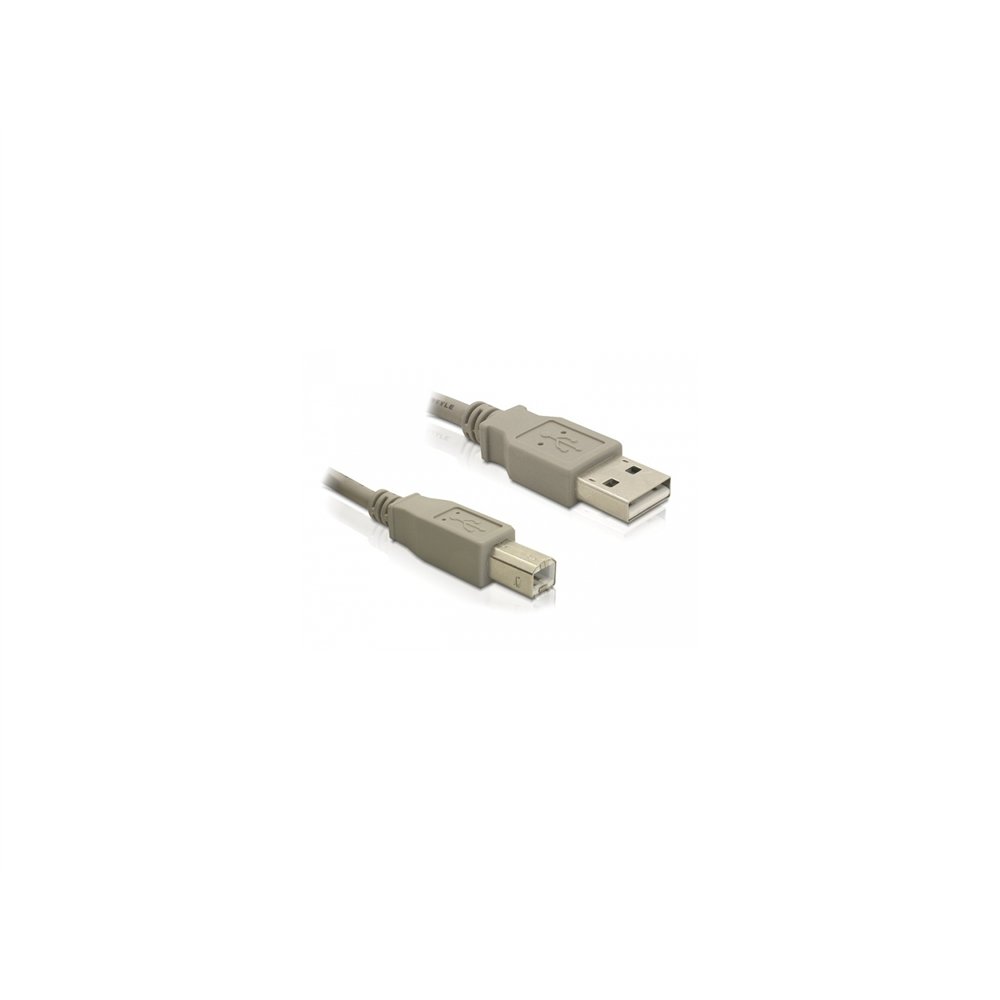 delock 82216 cable usb 3 m usb 2.0 usb a usb b gris