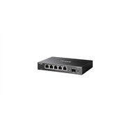 tp-link omada es206x-m2 switch gestionado l2 2.5g ethernet (100/1000/2500) montaje en pared/escritorio negro
